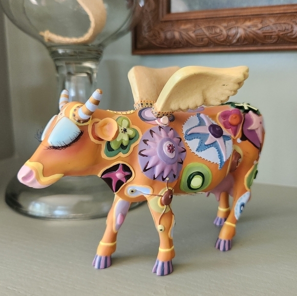 ✨️RETIRED✨️ Cow Parade Collectible - "Angelicow" #9127 (year 2000) - Picture 1 of 5